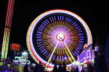 Riesenrad bei Nacht