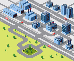 Obraz premium Factories