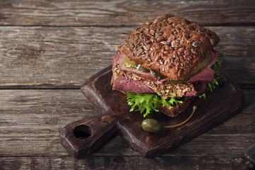 Pastrami sandwich