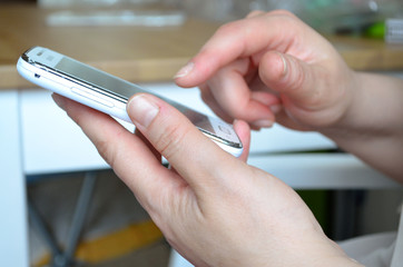 Obraz premium call Smartphone