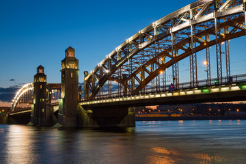 Fototapeta premium Peter the Great Bridge