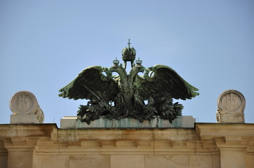 Österreichischer Doppeladler Eingang Burggarten Hofburg Wien