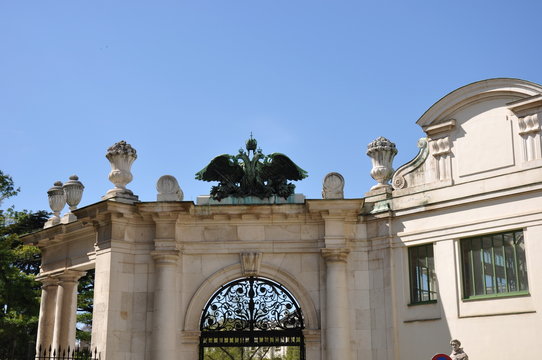 &Ouml;sterreichischer Doppeladler Eingang Burggarten Hofburg Wien