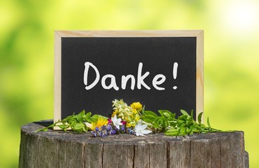 Danke - Tafel