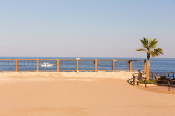 deck overlooking the sea