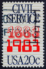 Postage stamp USA 1983 Civil Service, Anniversary