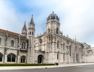 Fototapeta premium Hieronymites Monastery (Jeronimos), a UNESCO world heritage site
