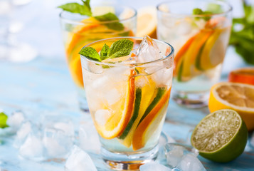  citrus water with mint