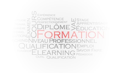 nuage de mots formation