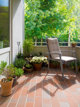Urlaub auf dem Balkon