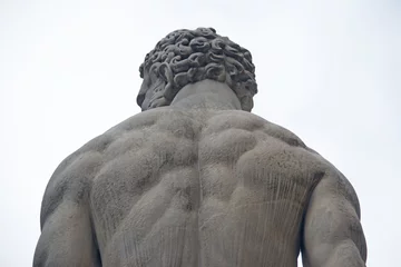 Fototapete Historisches Monument Herkules-Statue von hinten gesehen