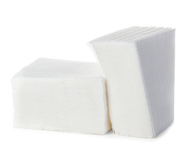 Napkins isolated on white background