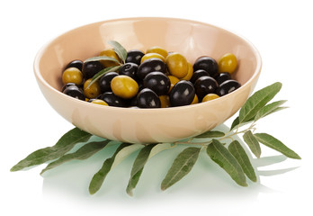Bowl with olives