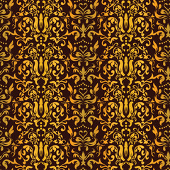 baroque Seamless Pattern Vector