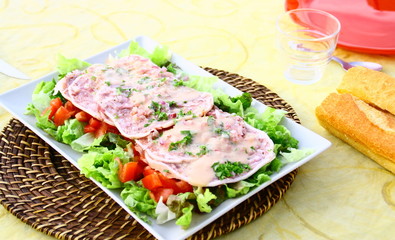 fromage de tête ,museau de porc en entrée