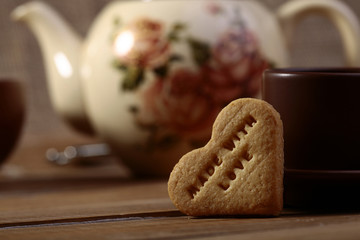 Heart shaped cookie