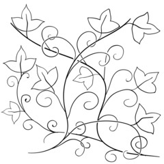 Vector doodle floral pattern. 11
