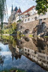 Fototapeta na wymiar Český Krumlov, ein Stadt in Tschechischen Republik