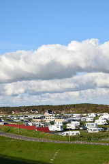 Fototapeta premium camping place in holland