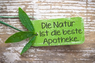 Die Natur ist die beste Apotheke!