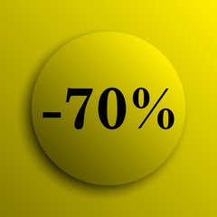 70 percent discount icon