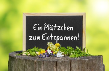 Entspannung - Konzept