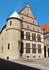 Fototapeta na wymiar Historisches Rathaus Münster, Rückseite