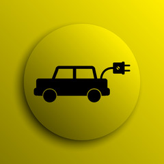 Electric car icon