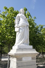 Obraz premium Anne d'Autriche, statue du jardin du Luxembourg à Paris