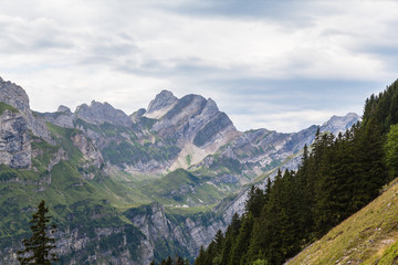 Fototapeta na wymiar Alpstein massif