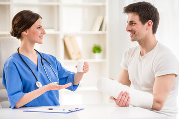 Fototapeta premium At doctor's