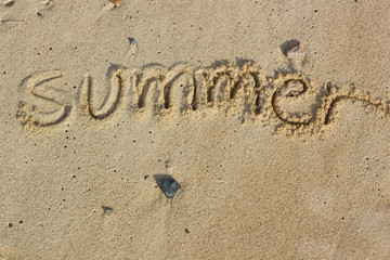 summer handwritten