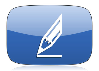 pencil icon draw sign