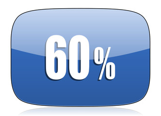 60 percent icon sale sign
