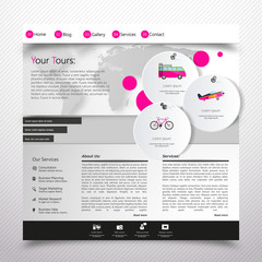 Website Design Vector Template 