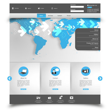 Professional Clean Business Website Template