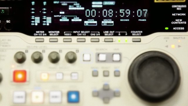 Professional video recorder. Format DVcam