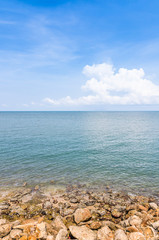 Obraz premium Landscape of sea sky and cloud