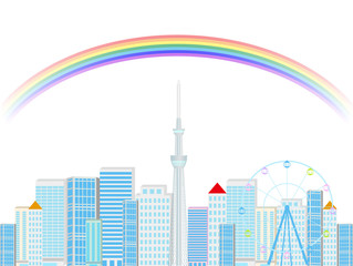 Fototapeta premium 建物 ビル 東京