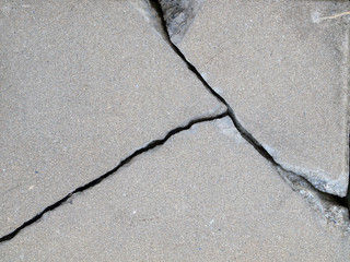 Obraz premium cracked floor texture