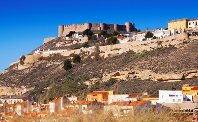Fototapeta premium General view of castle of Chinchilla