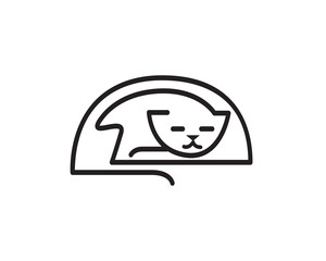 Fototapeta premium Sleeping Cat