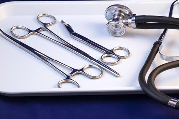Medical Tray with Tools