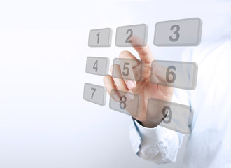 Press number keys