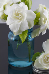 Bouquet of fresh White Gardenias 