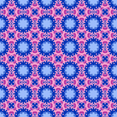 geometric floral background