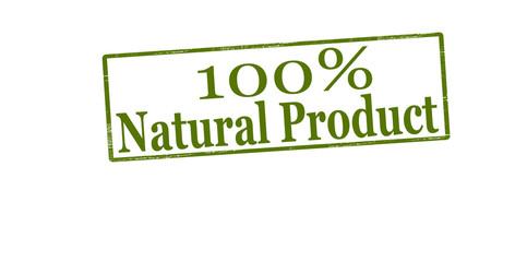 One hundred percent natural product