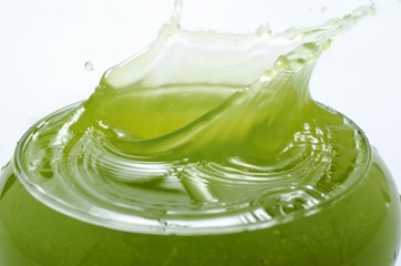 アイス抹茶のスプラッシュ.