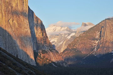 yosemite sunset