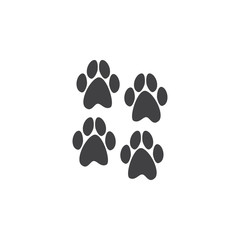 Four paws prints